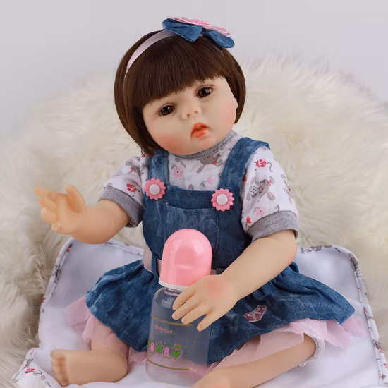 48cm Reborn Baby Dolls Toys Full Body Soft Silicone Bebe Doll Girls Toys Waterproof Reborn Toy for Kids Gifts