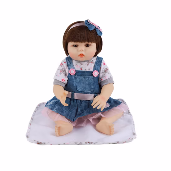 48cm Reborn Baby Dolls Toys Full Body Soft Silicone Bebe Doll Girls Toys Waterproof Reborn Toy for Kids Gifts