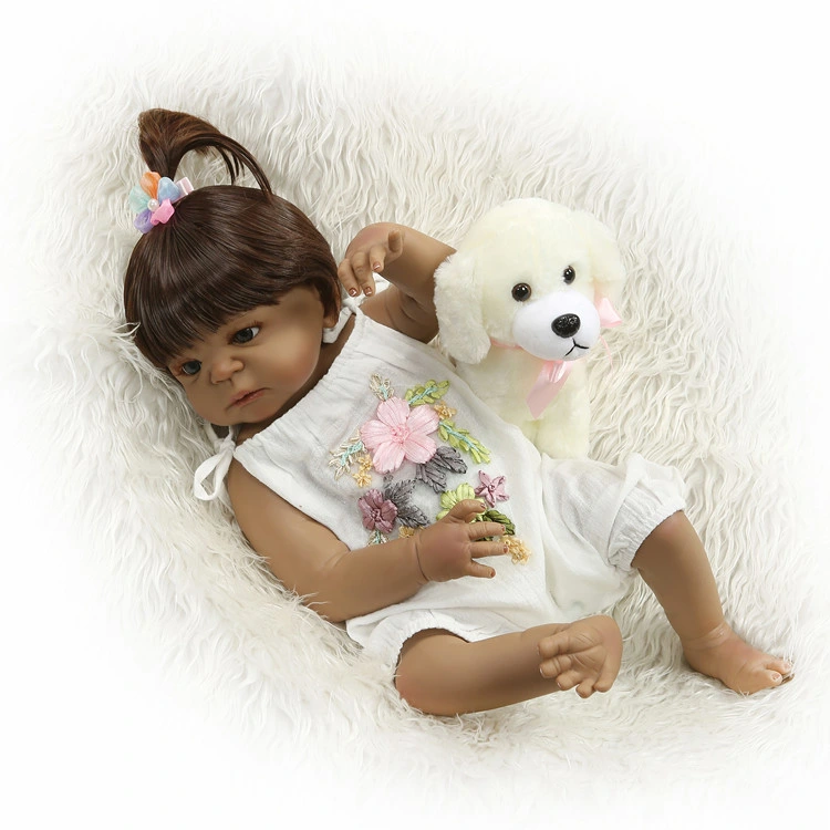 22 Inch Reborn Baby Doll Girl Toy 55 Cm Reborn Baby Doll Gift Girl Doll Toys Realistic Baby Dolls