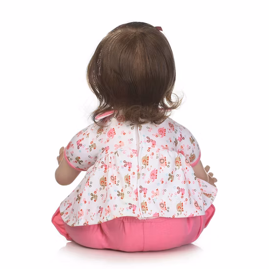 55 Cm 22 Inch Baby Doll Reborn Lifelike Silicone Reborn Dolls Doll Fashion Girl Newborn Baby Reborn Babies