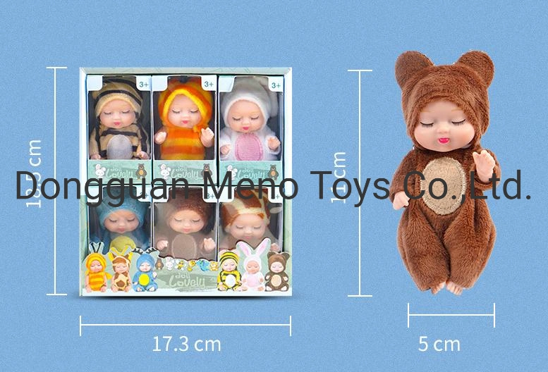Plastic Children Realistic Doll for Children Bebe Vinyl Plastic Reborn Baby Doll