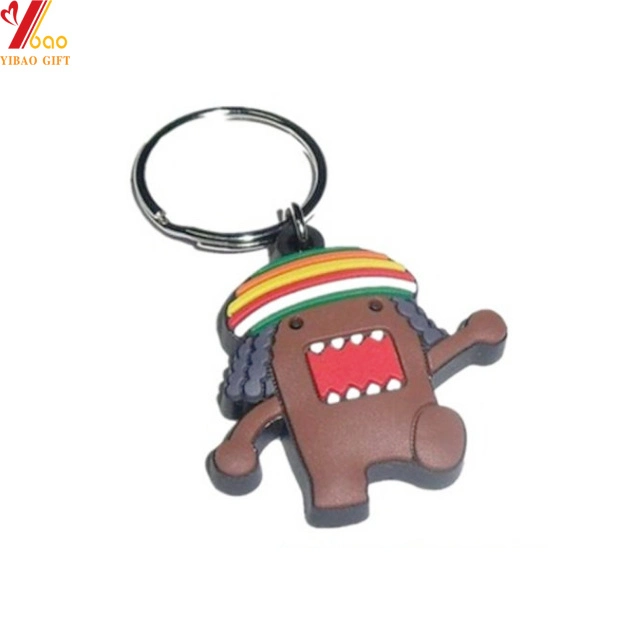 PVC Animal Keychain with Backing Card Promotion Gifts