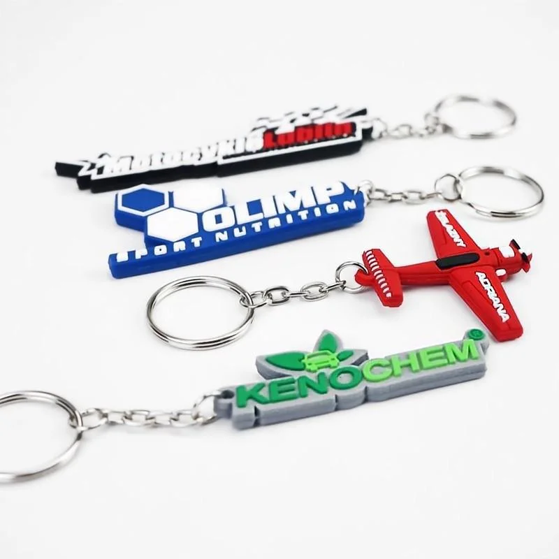 China Factory Custom Promotion Gift Fashion Accessories Sneaker School Bag Pendant Car Accessories Metal Key Ring Key Chain Anime Plastic Rubber PVC Keychain
