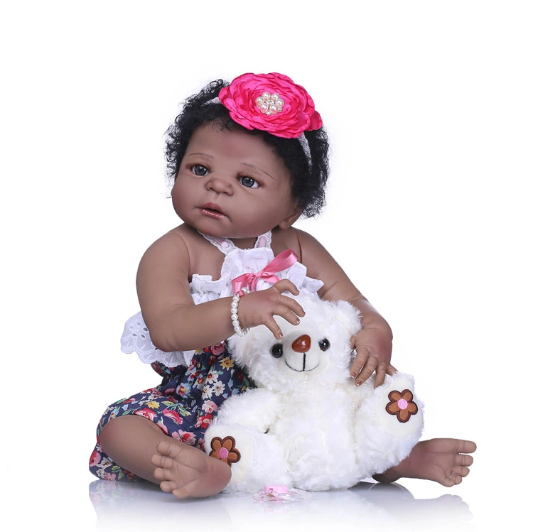 55 Cm Fashion Princess Silicone Vinyi Take Bath Baby Toys Reborn Baby Doll Toys for Girls
