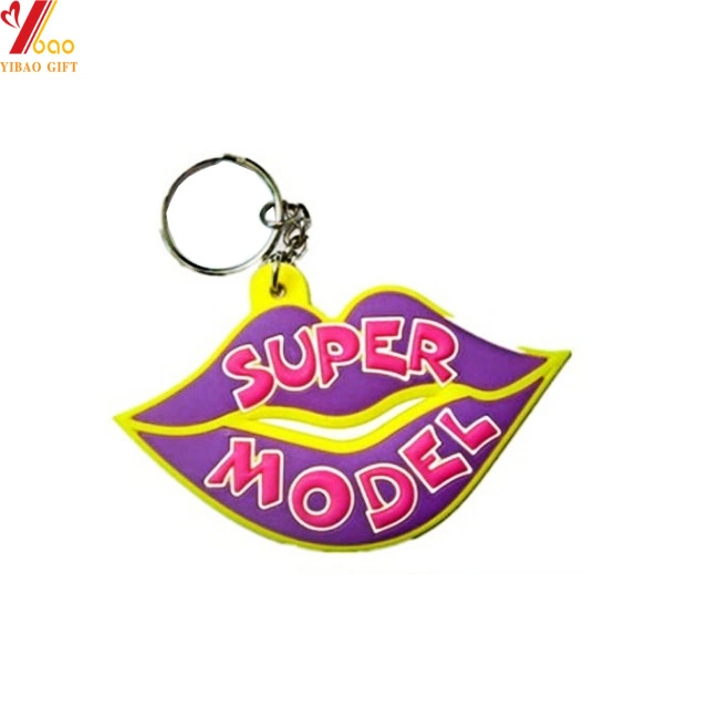 PVC Animal Keychain with Backing Card Promotion Gifts