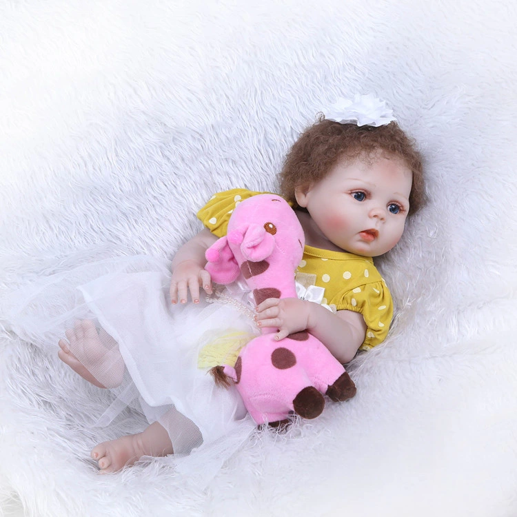 Cheap Price Factory Directly Sale 22&quot; 55 Cm Fashion Princess Silicone Reborn Baby Doll Toys for Girls