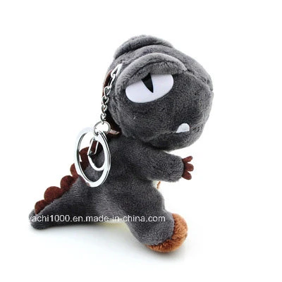 Custom Promotional Souvenir Gift Plush Toy Wild Animal Dinosaur Keychain