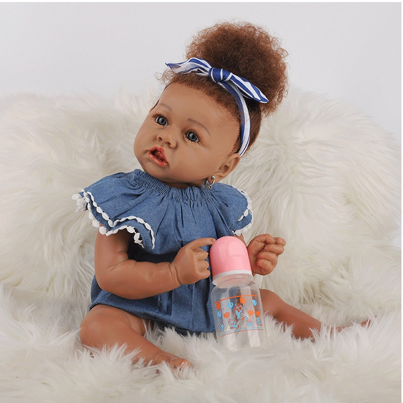 23 Inch Reborn Dolls Silicone Soft Realistic Princess Girl Baby Doll