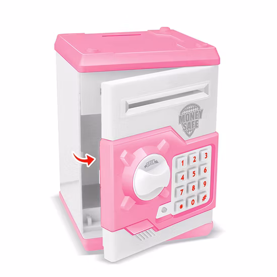 Whoesale Children Password Piggy Saving Bank Money Boxes Toy Electronic with Light and Sound Large Capacity Automatic Volume Money Funny Plastic Kids Piggy Bank