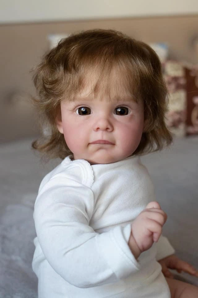 60 Cm Lifelike Reborn Babies Dolls Cloth Body Collectable Boy Newborn Toy Baby Dolls for Toddler Birthday Xmas Gifts