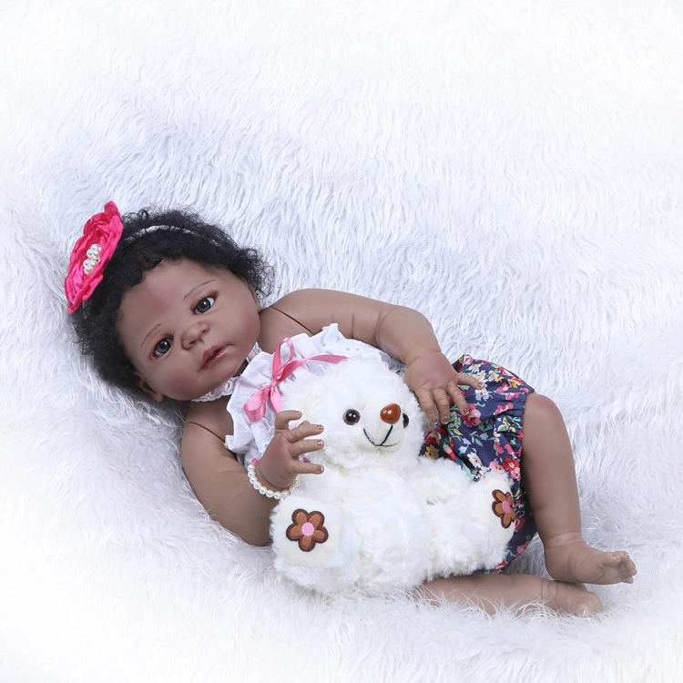 55 Cm Fashion Princess Silicone Vinyi Take Bath Baby Toys Reborn Baby Doll Toys for Girls