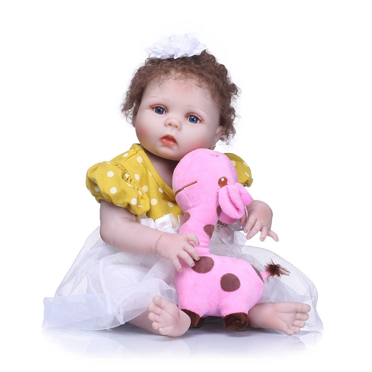 Cheap Price Factory Directly Sale 22&quot; 55 Cm Fashion Princess Silicone Reborn Baby Doll Toys for Girls