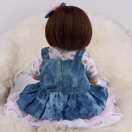 48cm Reborn Baby Dolls Toys Full Body Soft Silicone Bebe Doll Girls Toys Waterproof Reborn Toy for Kids Gifts