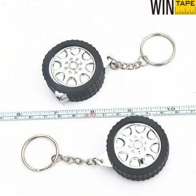Tire Fashion Promotioanl Retractable Plastic Key Chain with Your Logo