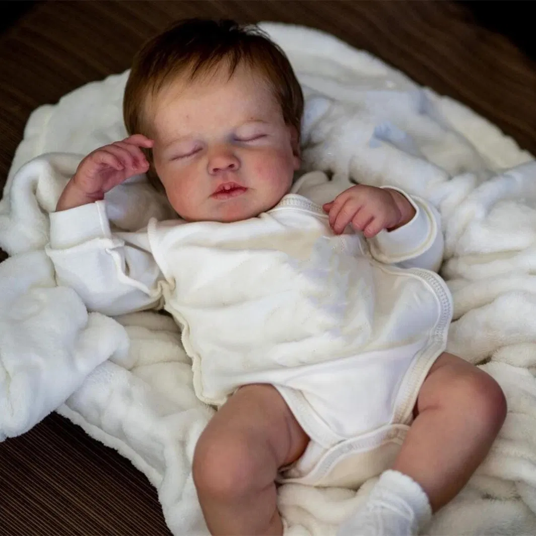 Plastic Children Realistic Doll for Children Bebe Vinyl Plastic Reborn Baby Doll